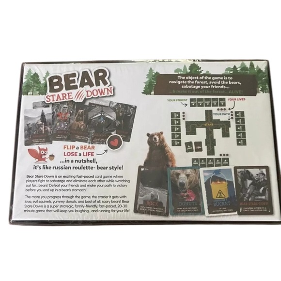 Bear Stare Down The Card Game - Boss Dog Games- New Factory Sealed - Picture 2 of 7